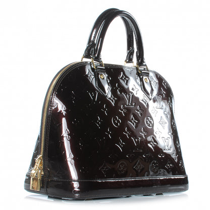 Louis Vuitton Vernis Alma PM Amarante 3 of 7