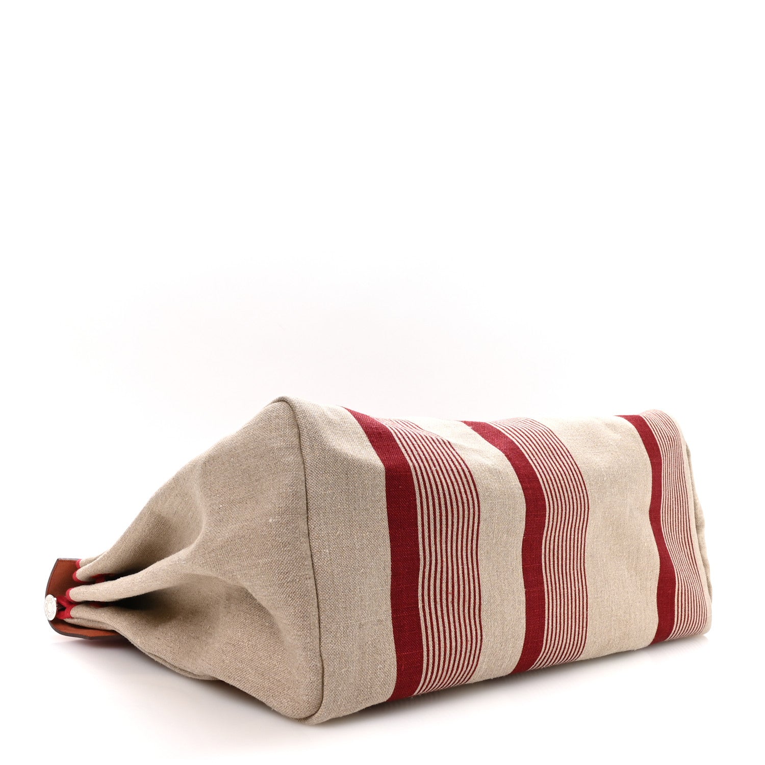 Hermes Vache Hunter Toile H Vibration Herbag 50 Bordeaux Ficelle Rouge Piment 4 of 10