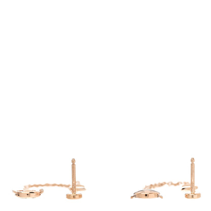 Hermes 18K Rose Gold TPM Chaine D'Ancre Punk Earrings 3 of 5