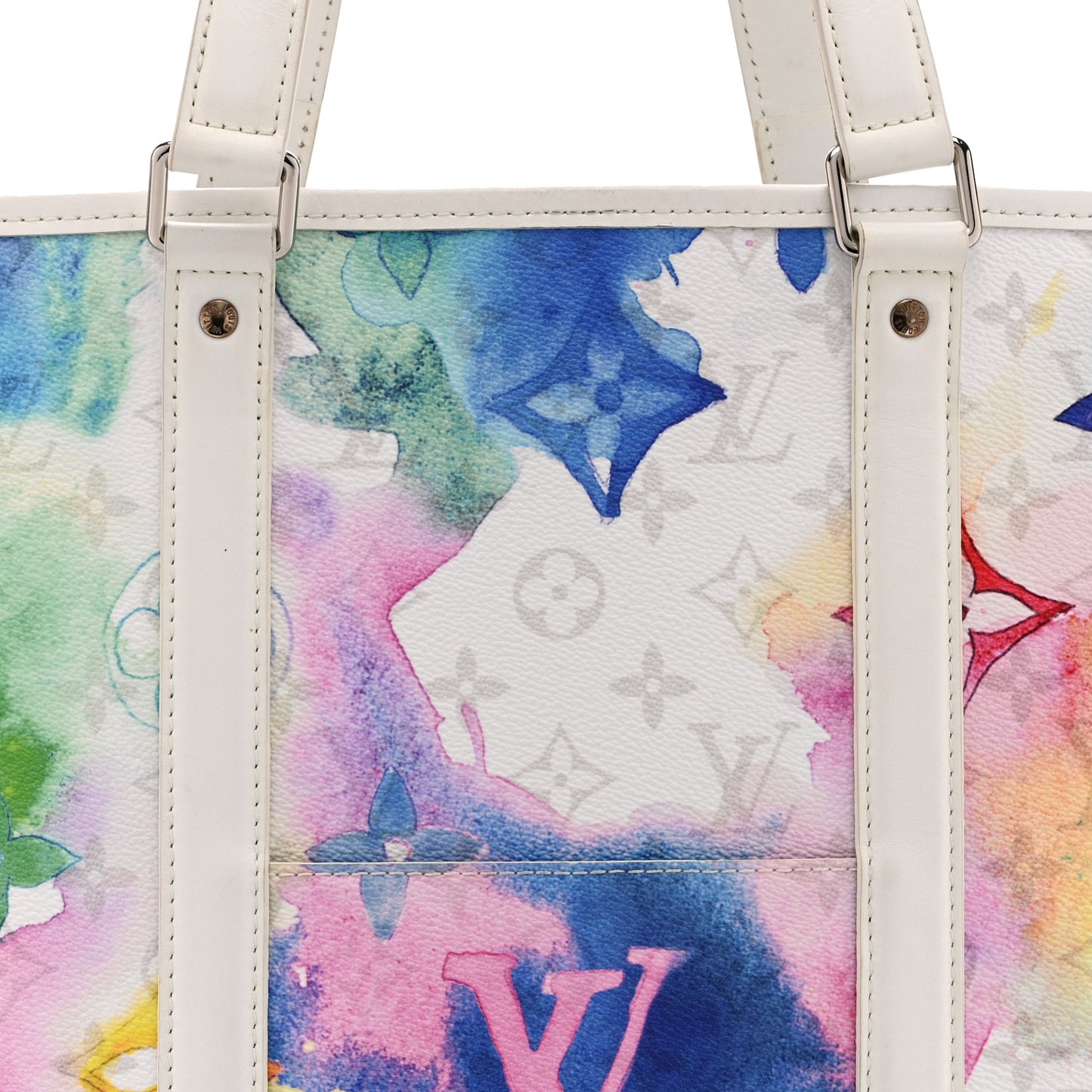 Monogram Watercolor New Tote GM Multicolor