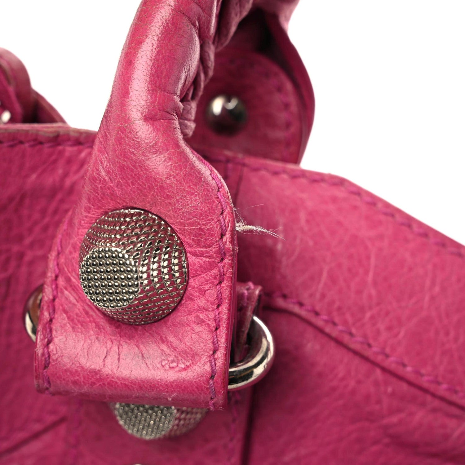 Balenciaga Agneau Giant 21 Silver Hardware City Cyclamen Fucsia 19 of 36