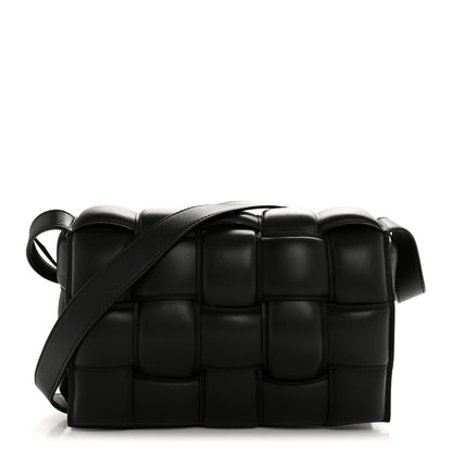 Bottega Veneta Nappa Maxi Intreccio Padded Cassette Crossbody Bag Black 1 of 29