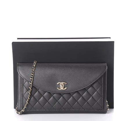 Chanel Calfskin Quilted Smart Pocket Flap Bag Dark Gray 10 of 10