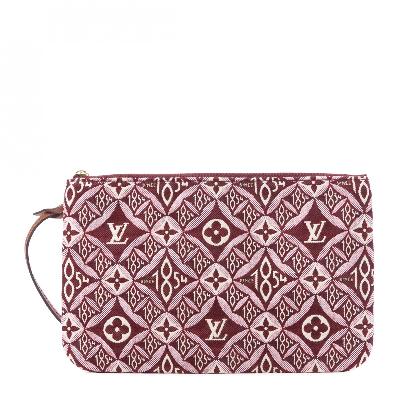 Louis Vuitton Jacquard Since 1854 Neverfull MM GM Pochette Bordeaux 1 of 8