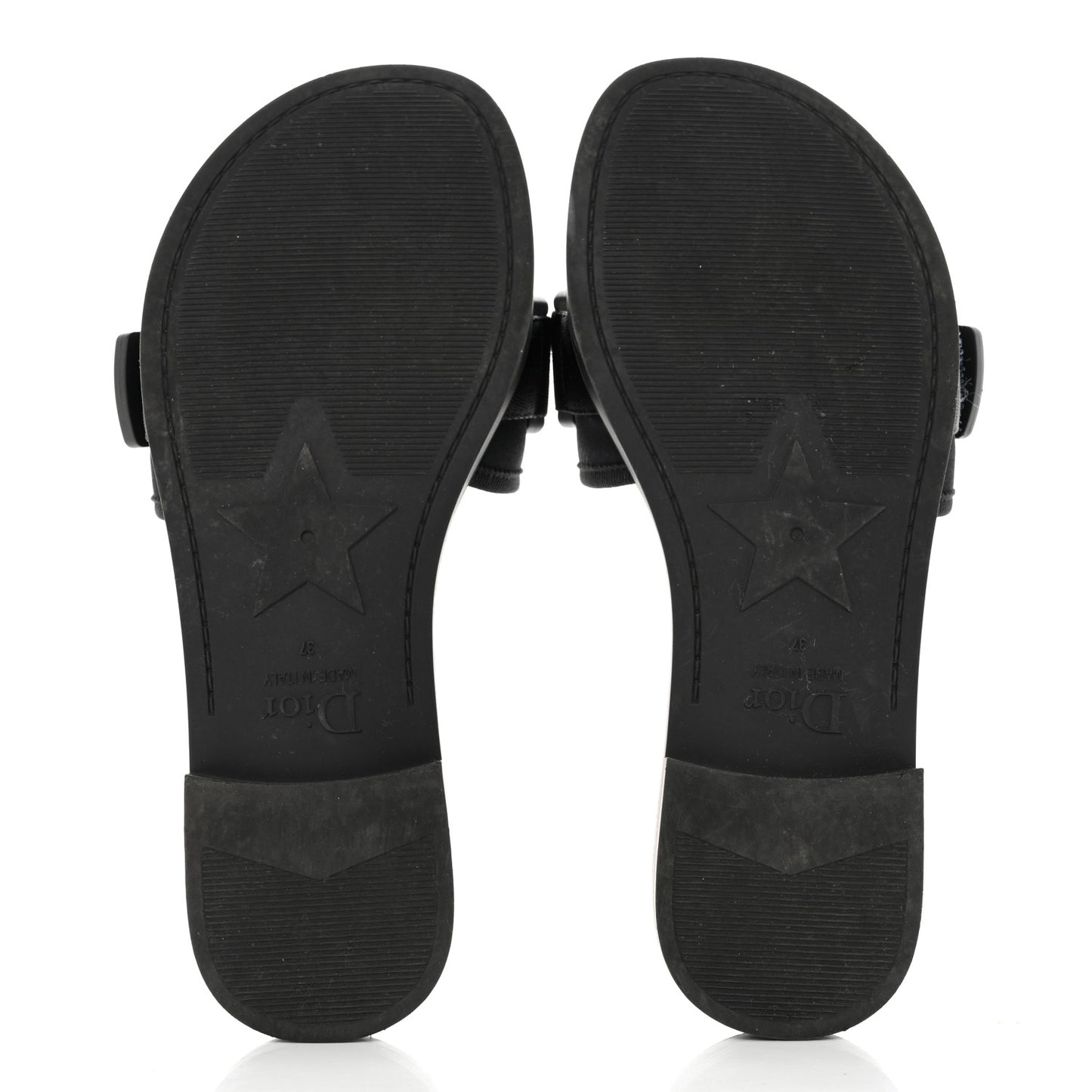 Technical Stretch Fabric Camouflage Dio(r)evolution Slide Sandals 37 Black Military