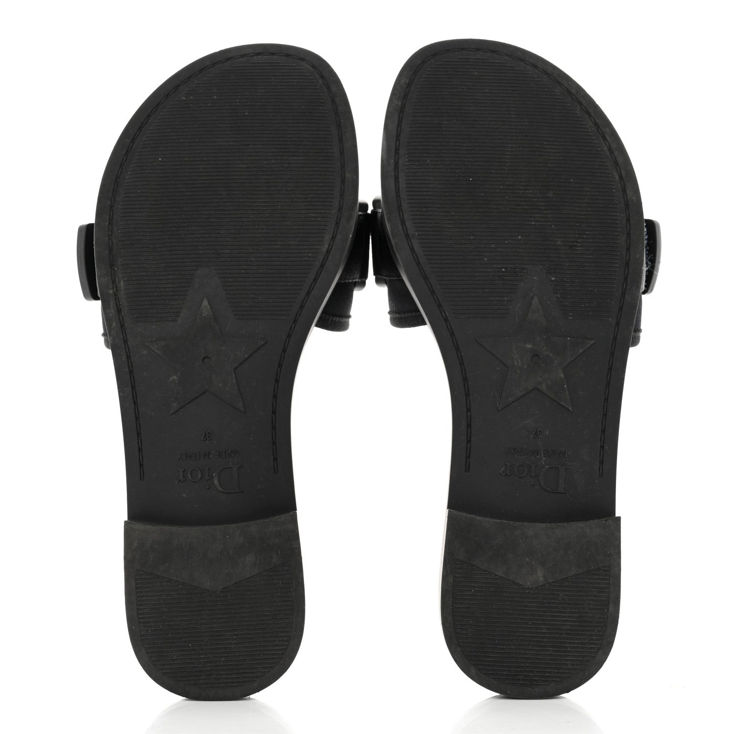 Christian Dior Technical Stretch Fabric Camouflage Dio(r)evolution Slide Sandals 37 Black Military 5 of 9