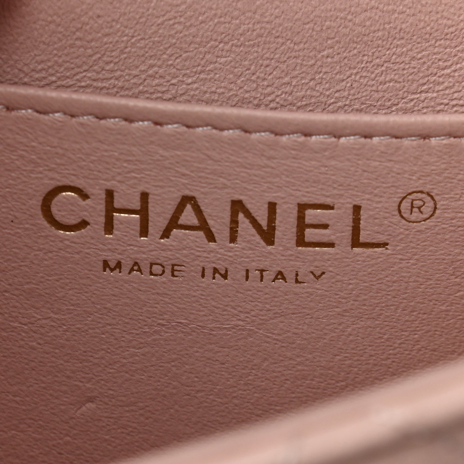 Chanel Lambskin Quilted Mini Square Flap Light Pink 6 of 9