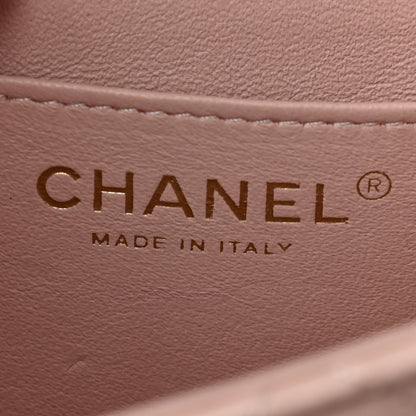 Chanel Lambskin Quilted Mini Square Flap Light Pink 6 of 9