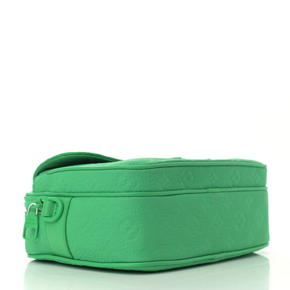 Louis Vuitton Taurillon Monogram S Lock Messenger Minty Green 4 of 9