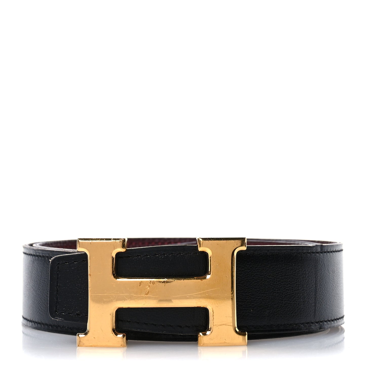 Box 135 Togo 32mm H Belt 85 34 Black Rouge H