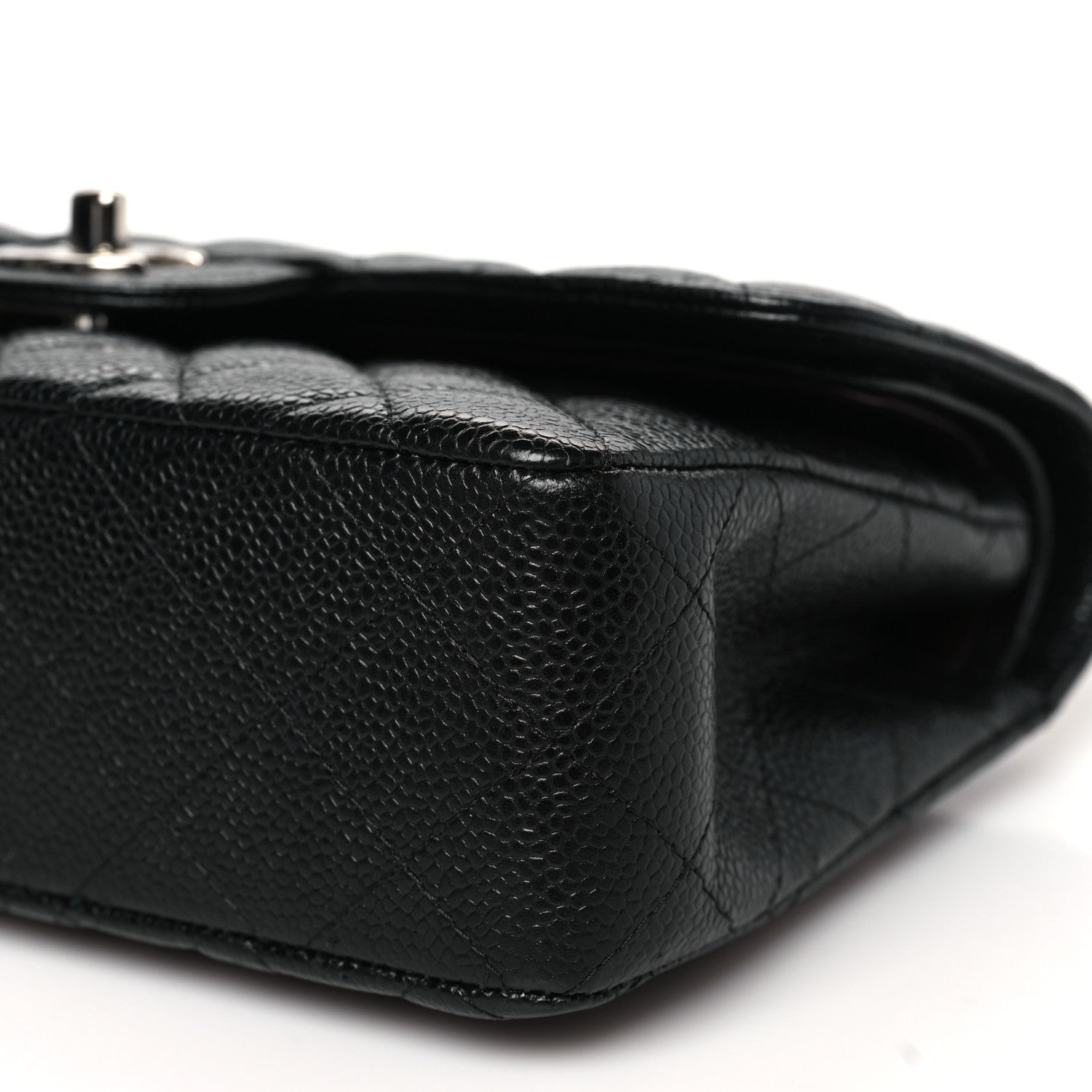 Chanel Caviar Quilted Small Double Flap Black 9 of 10