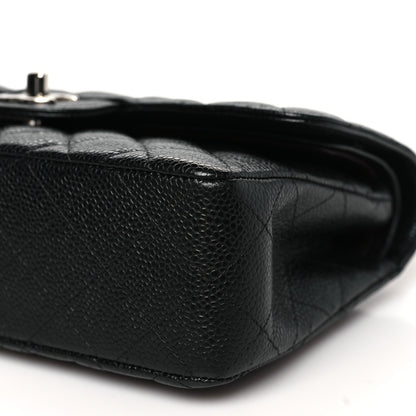 Chanel Caviar Quilted Small Double Flap Black 9 of 10