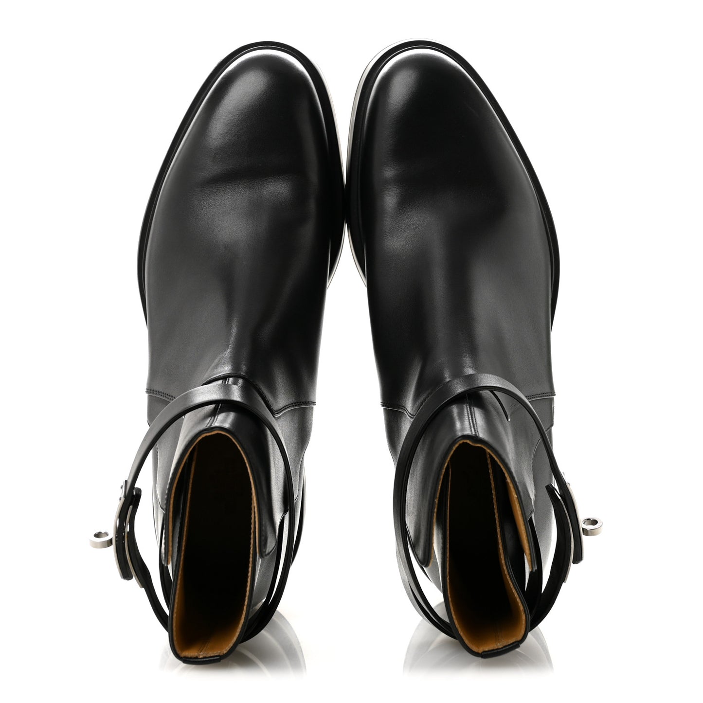 Calfskin Mens Veo Ankle Boots 43 Black