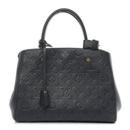 Louis Vuitton Empreinte Montaigne MM Black 1 of 8