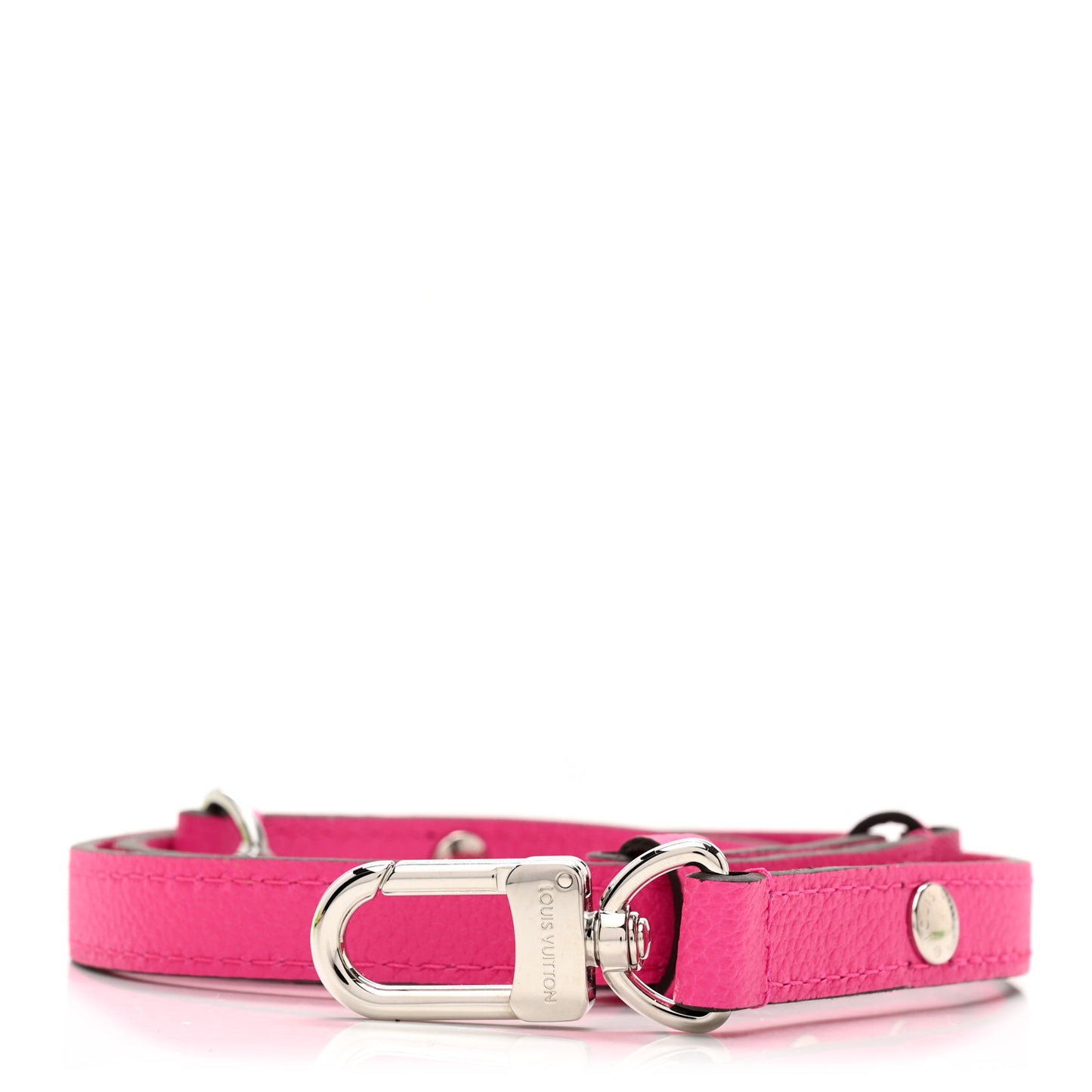 Calfskin Adjustable Keepall Bandouliere Shoulder Strap Rose Miami