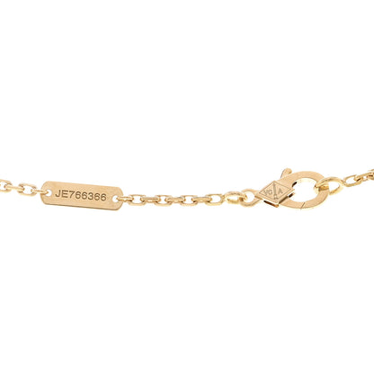 Van Cleef & Arpels 18K Yellow Gold Carnelian Magic Alhambra Long Necklace 5 of 6