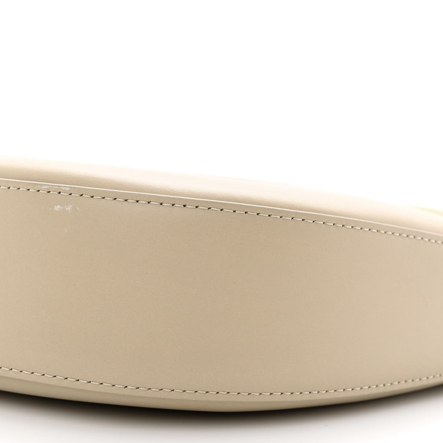 Satin Calfskin Jacquard Small Luna Bag Oat