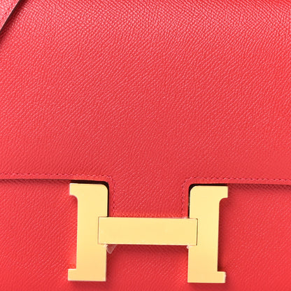 Hermes Epsom Constance 1-24 Rouge Casaque 9 of 12