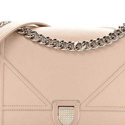 Christian Dior Grained Calfskin Medium Diorama Flap Bag Nude 8 of 15