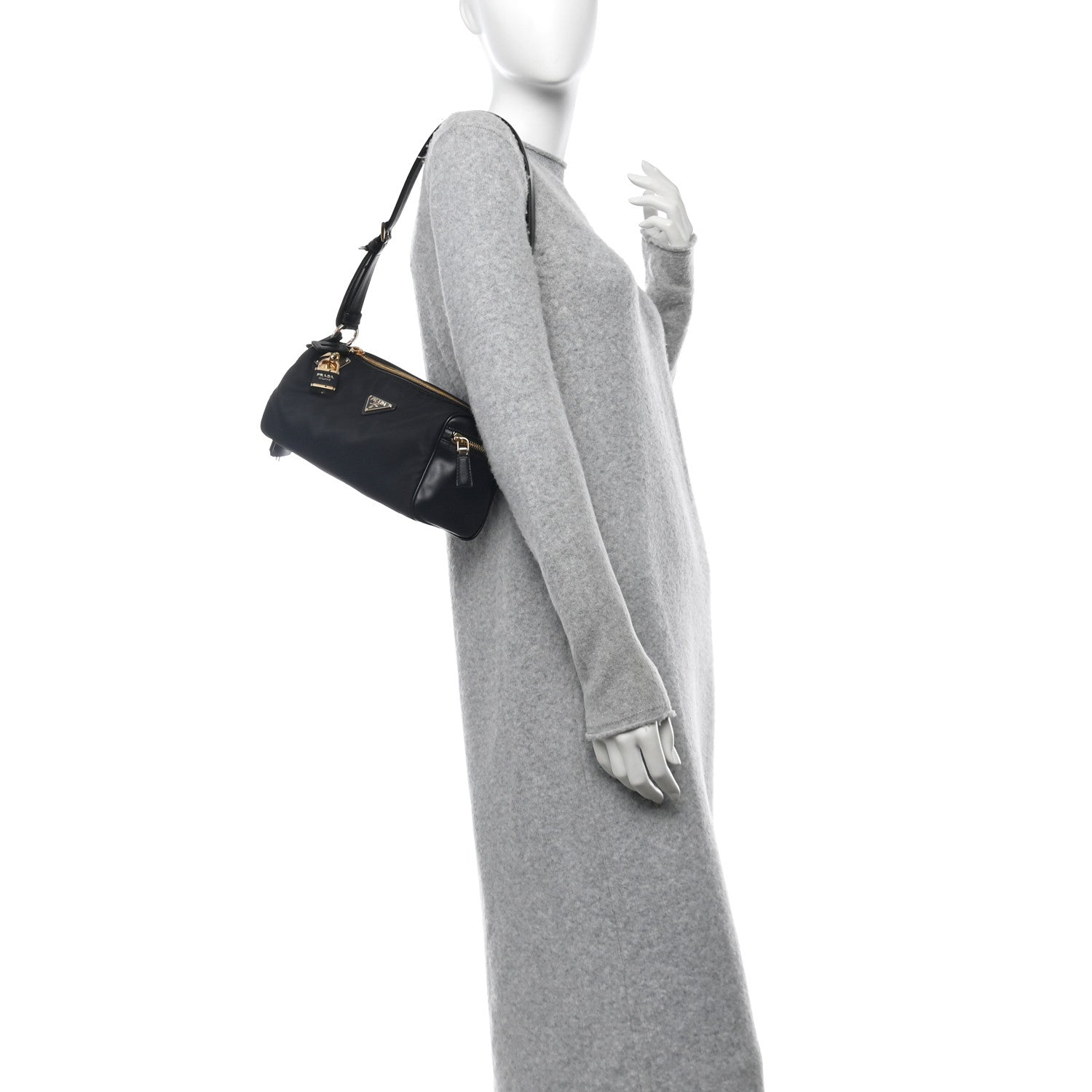 Prada Re-Nylon Re-Edition Shoulder Bag Black 2 of 9