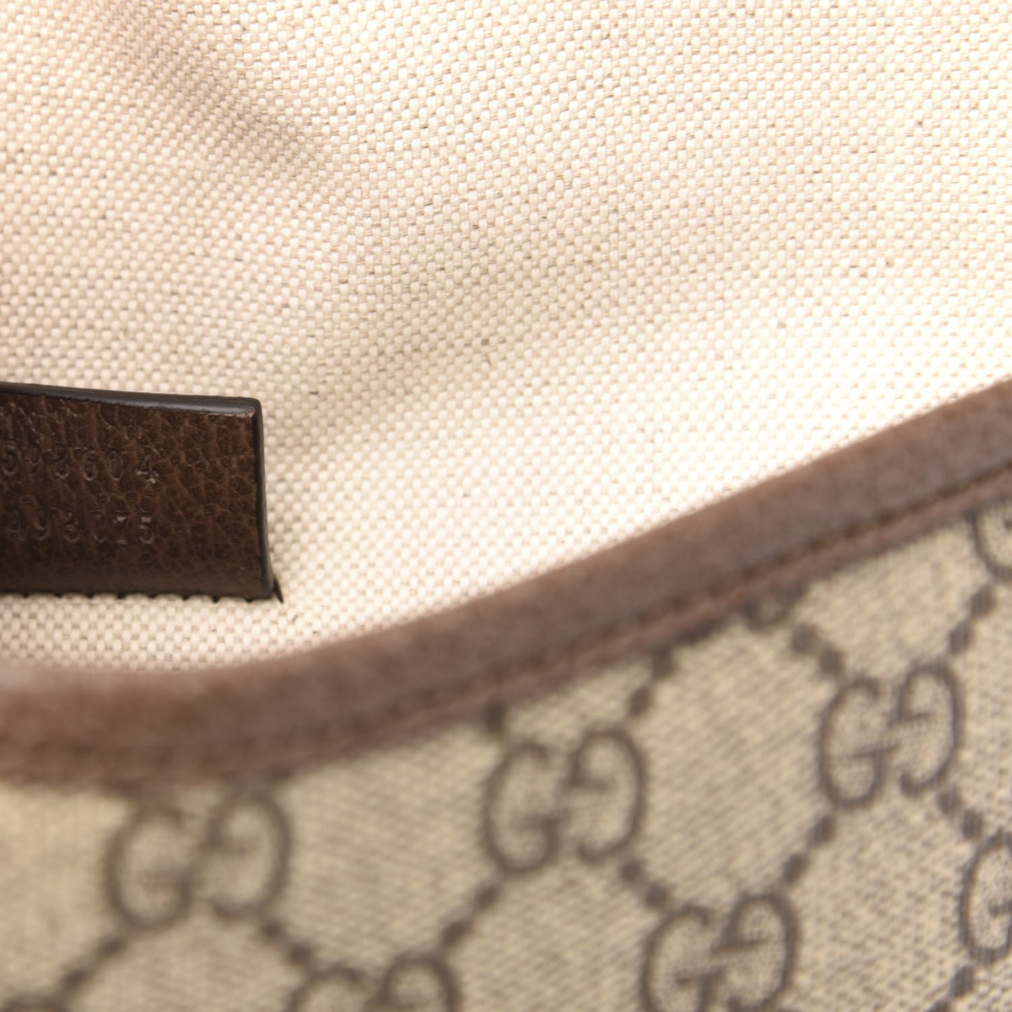 GG Supreme Monogram Web Medium Neo Vintage Flap Messenger Bag Beige New Acero