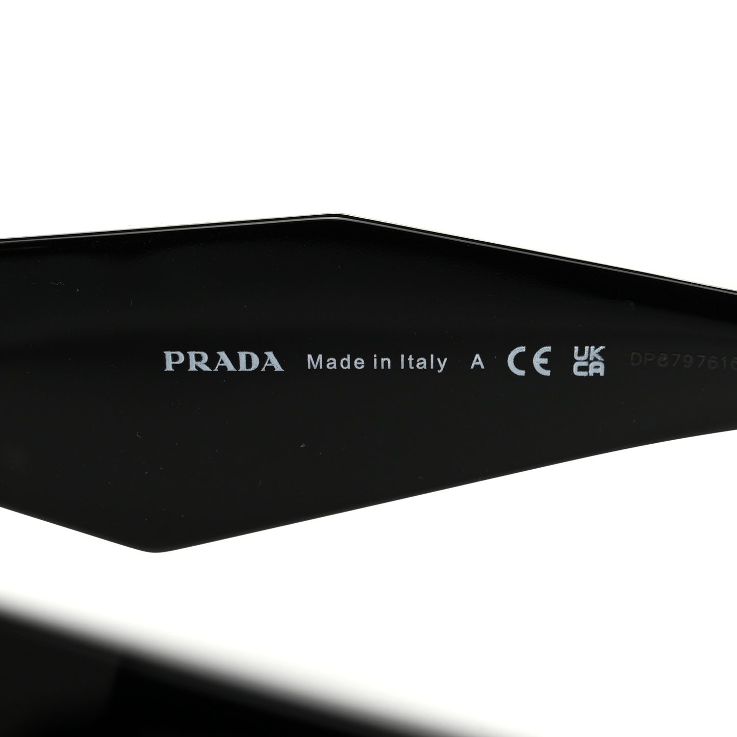 Acetate Symbole Sunglasses SPR 08Y Black