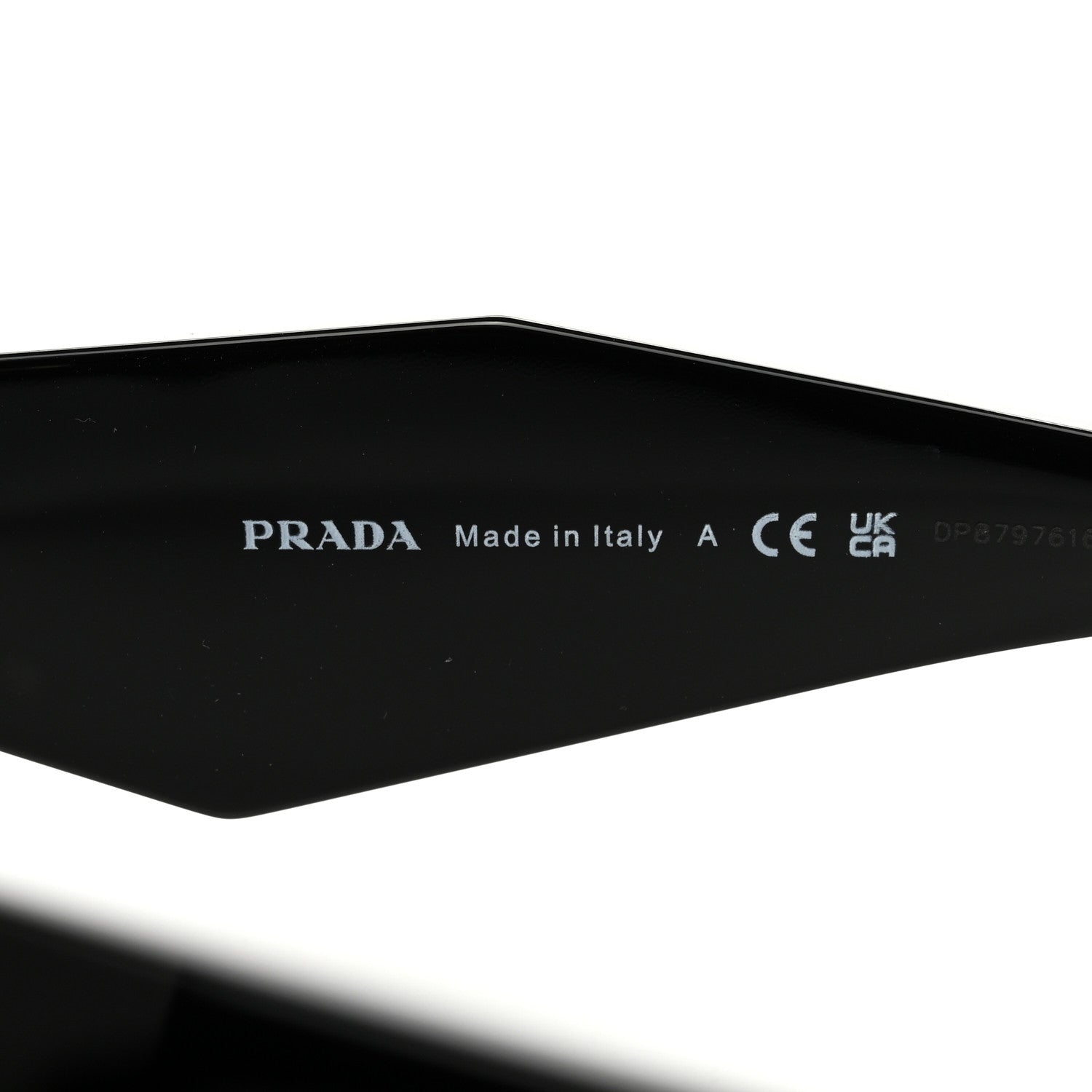 Prada Acetate Symbole Sunglasses SPR 08Y Black 6 of 7