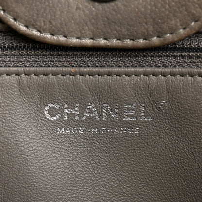 Chanel Iridescent Calfskin CC East West Shopping Tote Light Grey 8 of 17