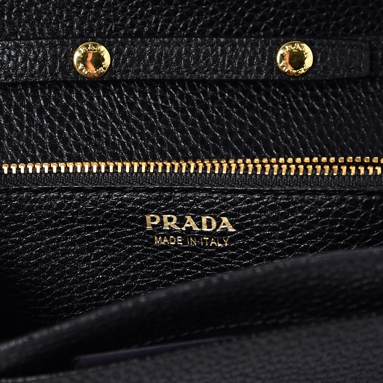 Prada Vitello Grain Mini Crossbody Wallet Nero Black 6 of 8