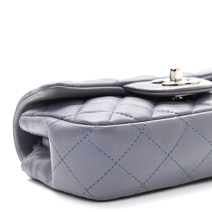 Chanel Lambskin Quilted Extra Mini Rectangular Flap Light Purple 8 of 9