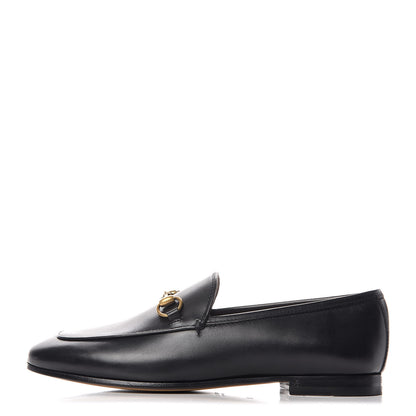 Gucci Calfskin Womens Jordaan Loafers 36 Black 1 of 8