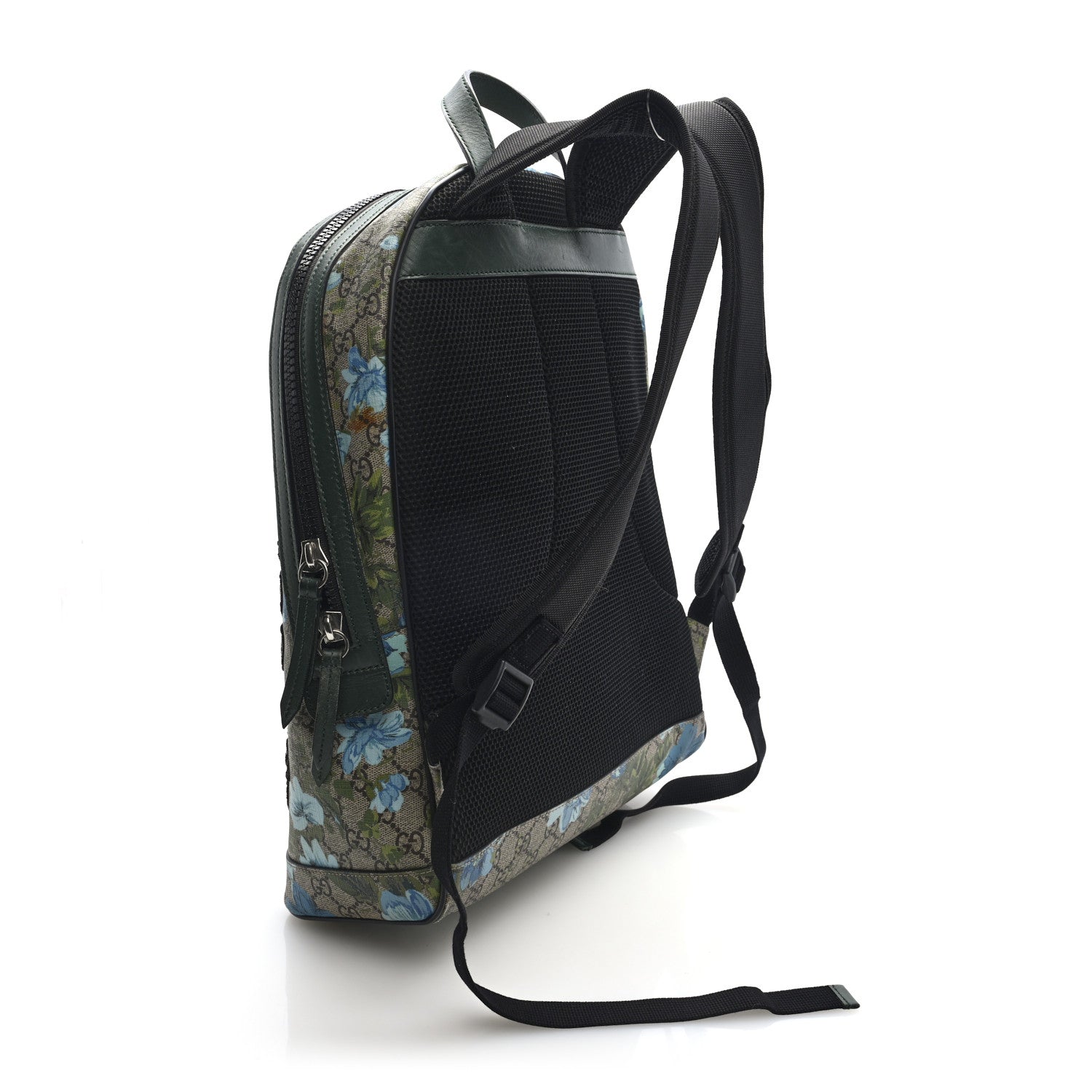 Gucci GG Supreme Monogram Blooms Bird Embroidered Dome Backpack 3 of 10