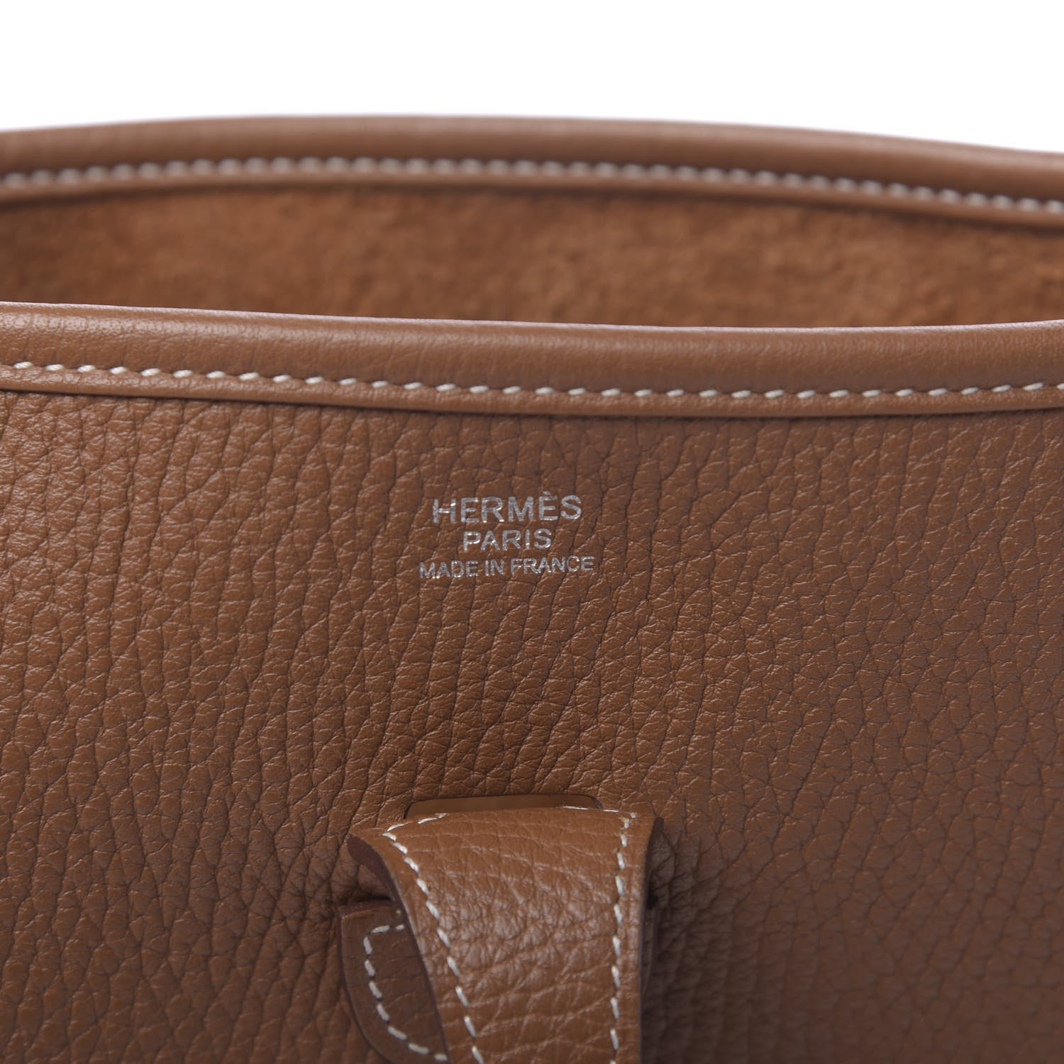 Hermes Taurillon Clemence Evelyne III PM Gold 6 of 11