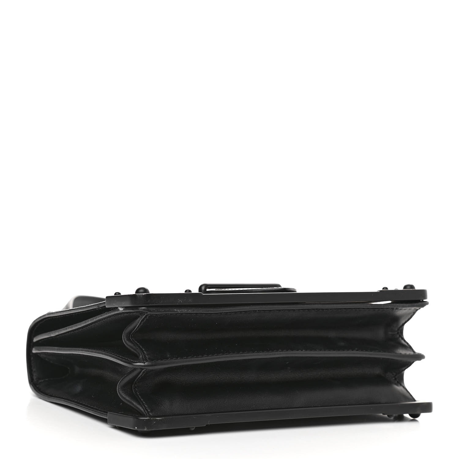 Prada City Calfskin Saffiano Cahier Bag Black 4 of 16