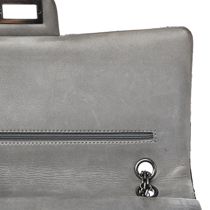 Chanel Caviar Iridescent Calfskin 2.55 Reissue 227 Flap Brown Grey 13 of 20