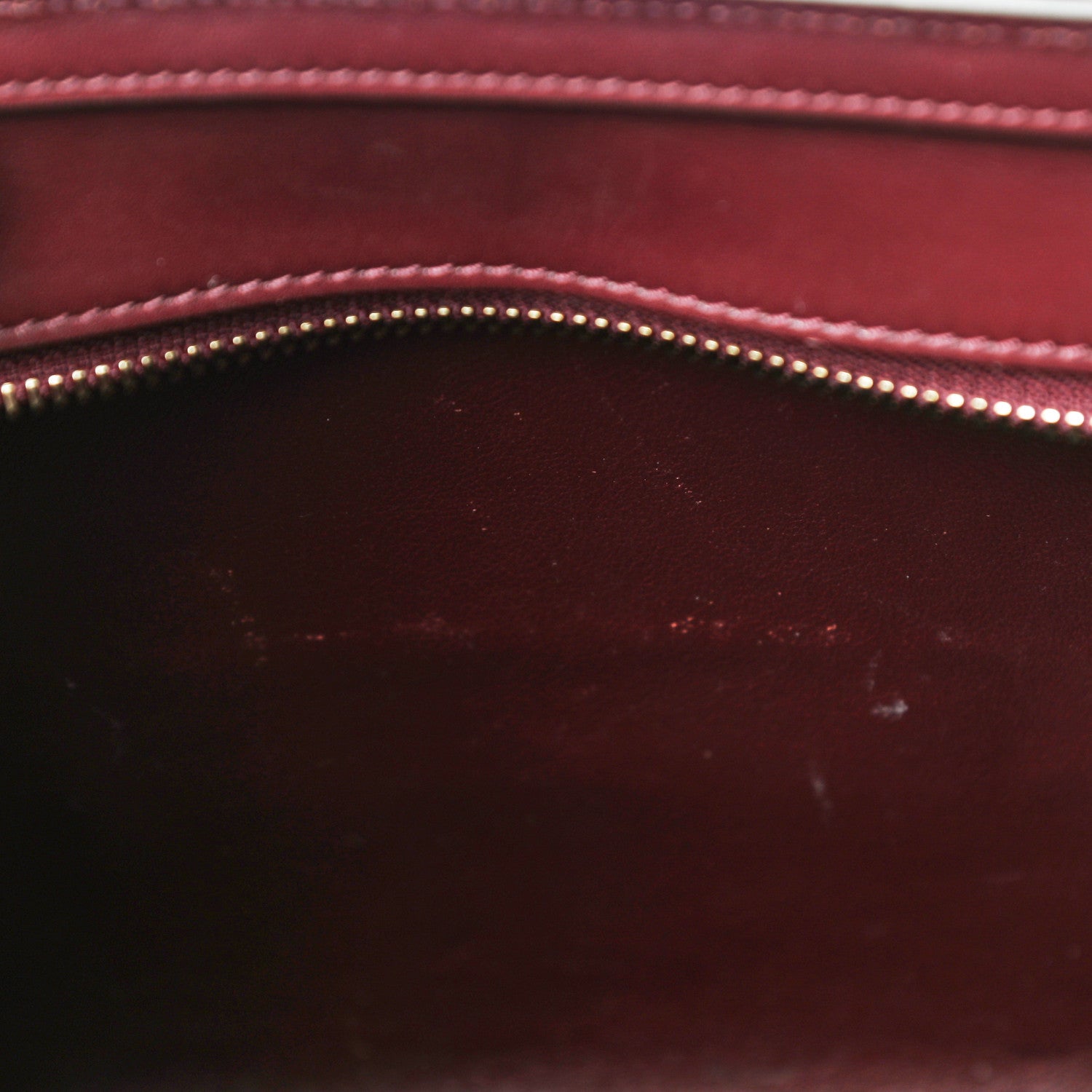 Celine Goatskin Nano Luggage Burgundy 13 of 13
