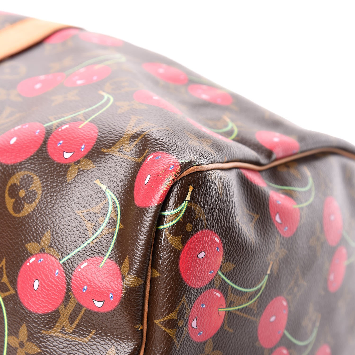 Louis Vuitton Monogram Cerises Keepall 45 15 of 18