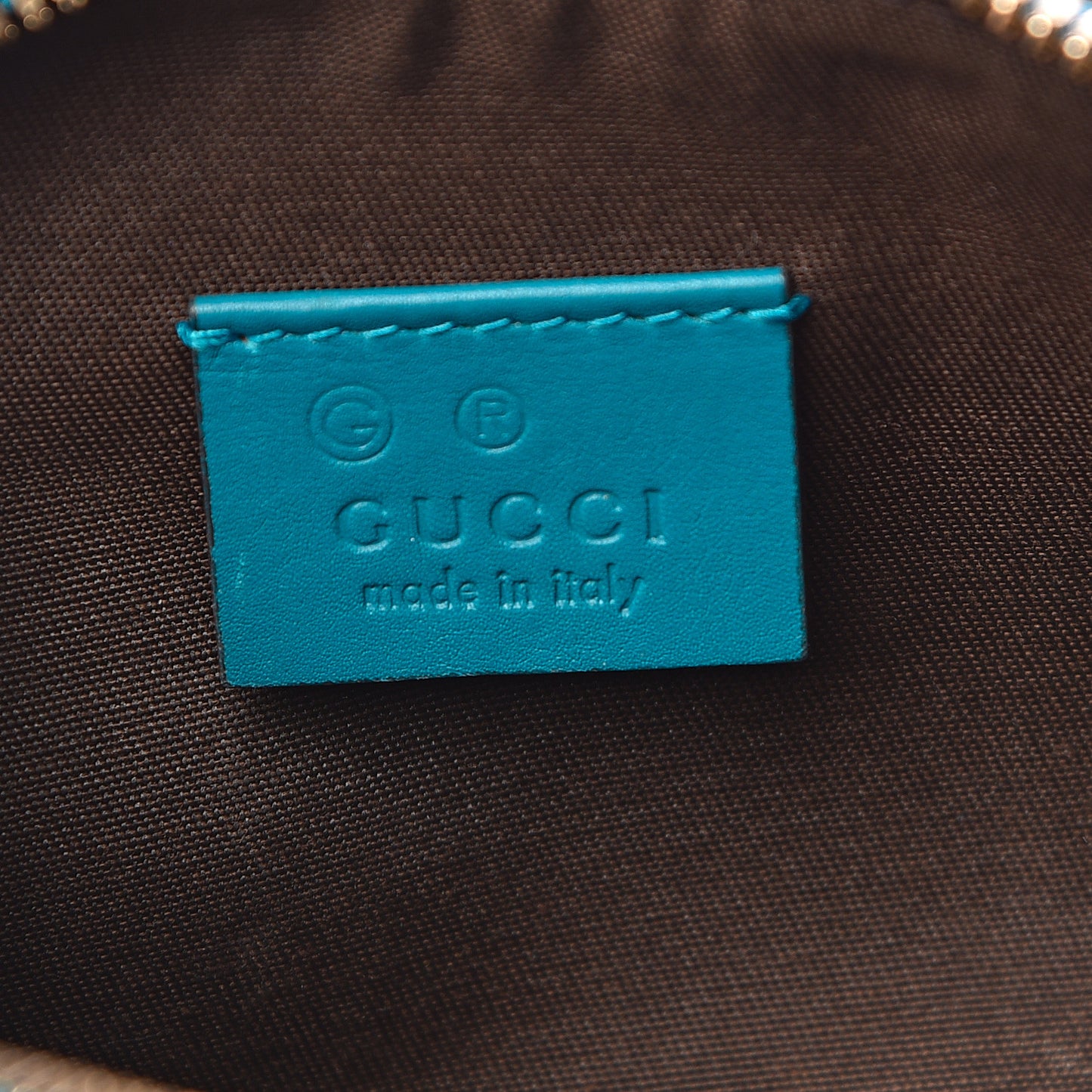 Soft Microguccissima Pouch Cosmetic Case Deep Cobalt