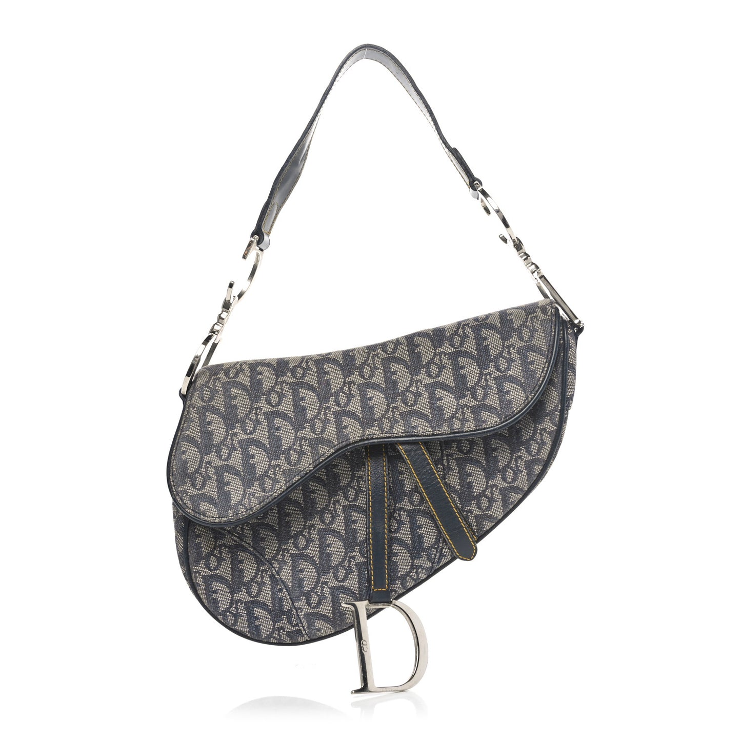 Monogram Saddle Bag Blue