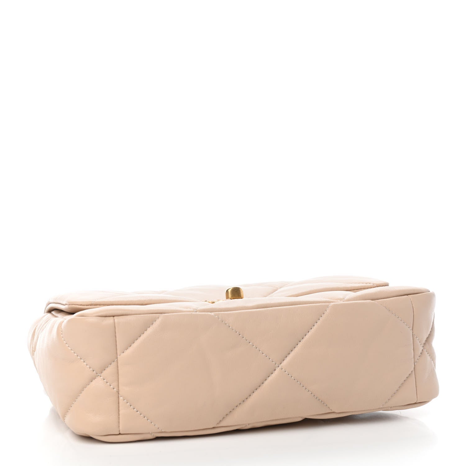 Chanel Lambskin Quilted Medium Chanel 19 Flap Beige 3 of 8