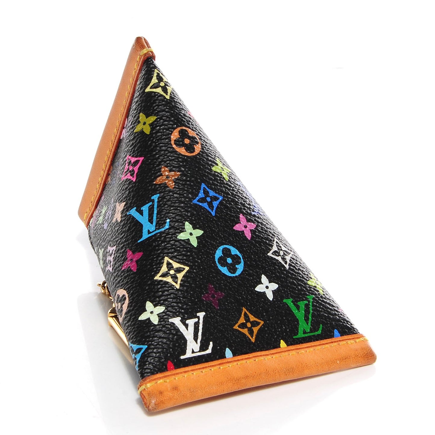Monogram Multicolor Berlingot Coin Purse Black