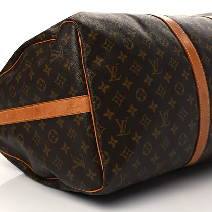 Louis Vuitton Monogram Keepall Bandouliere 55 9 of 13