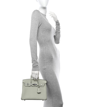 Hermes Togo Birkin 25 Gris Neve 3 of 18