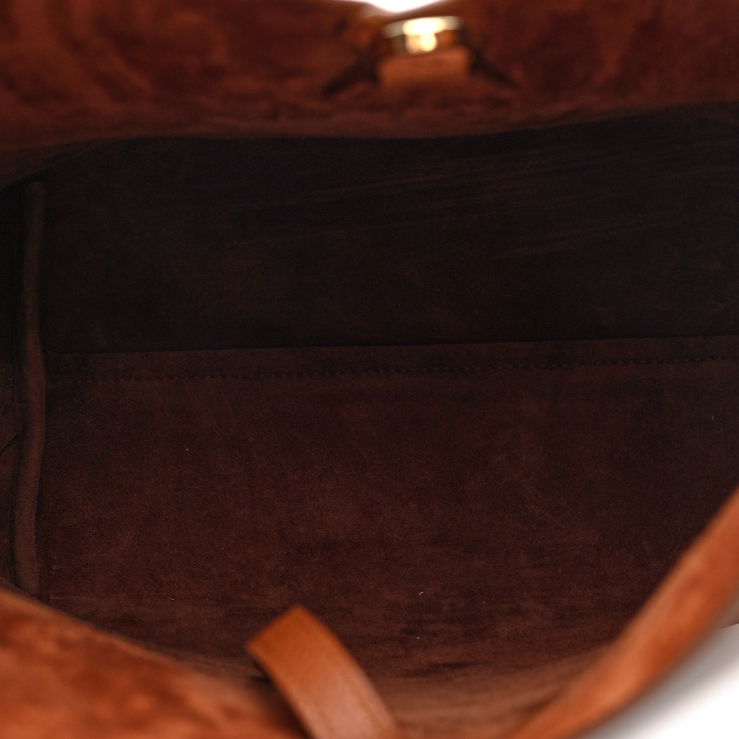 Grained Calfskin V Hobo Cognac