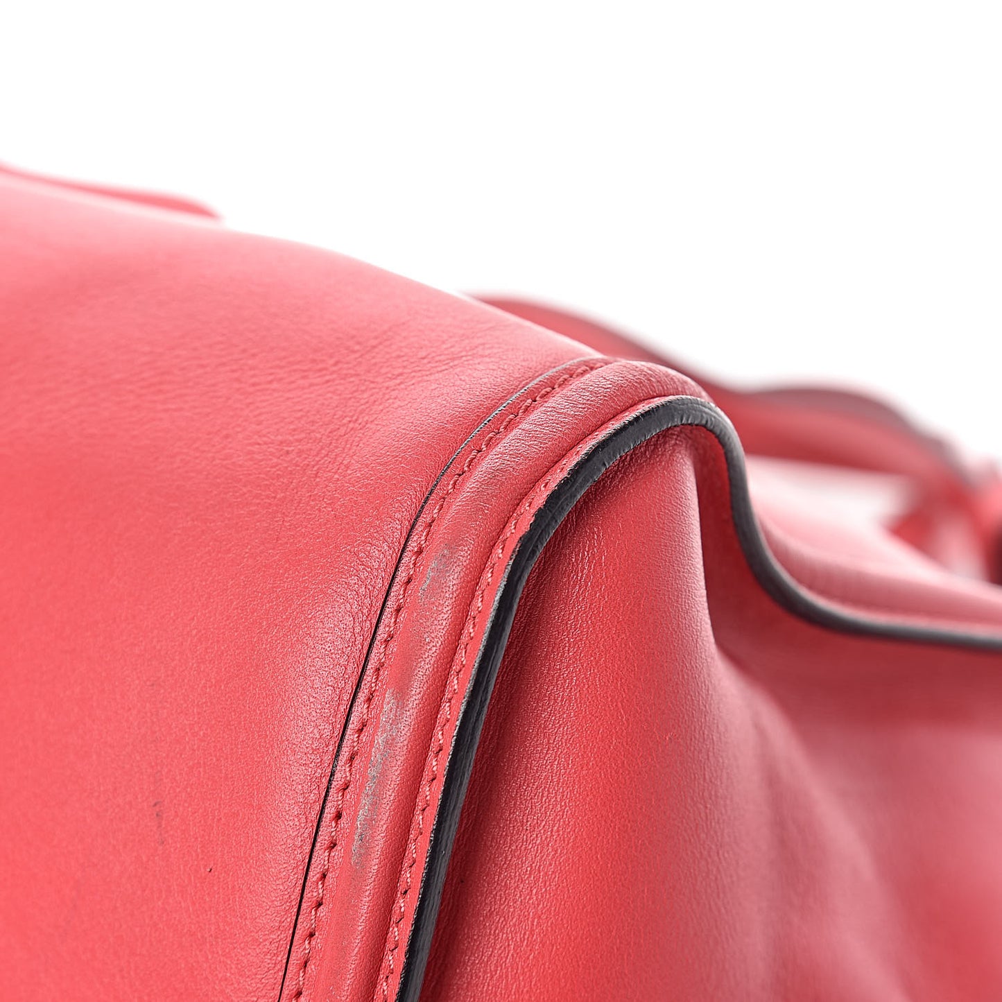 Calfskin Small Skull Padlock Zip Around Tote Pink