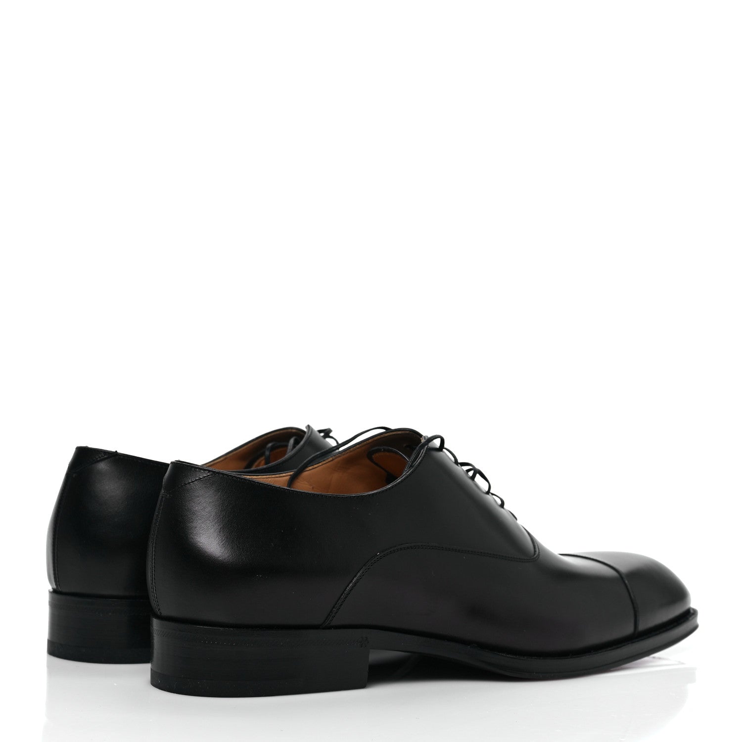 Louis Vuitton Calfskin Mens Vendome Richelieu 8 Black 4 of 8