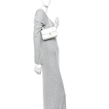 Chanel Shiny Caviar Mini Preppy Coco Shoulder Bag White 2 of 11