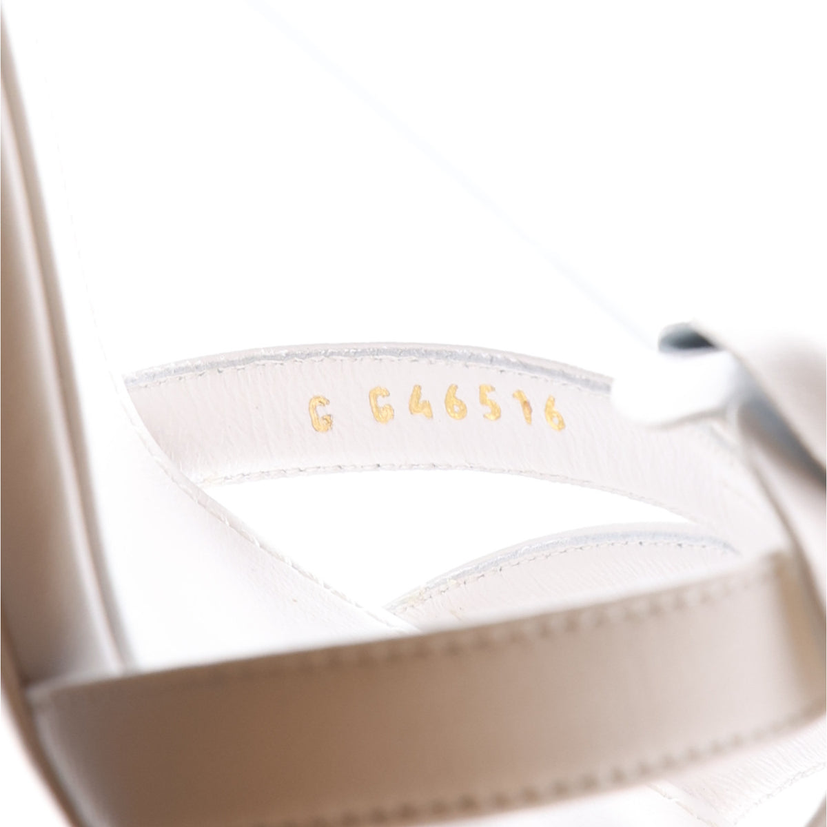 Lambskin Camellia Sandals 39 White