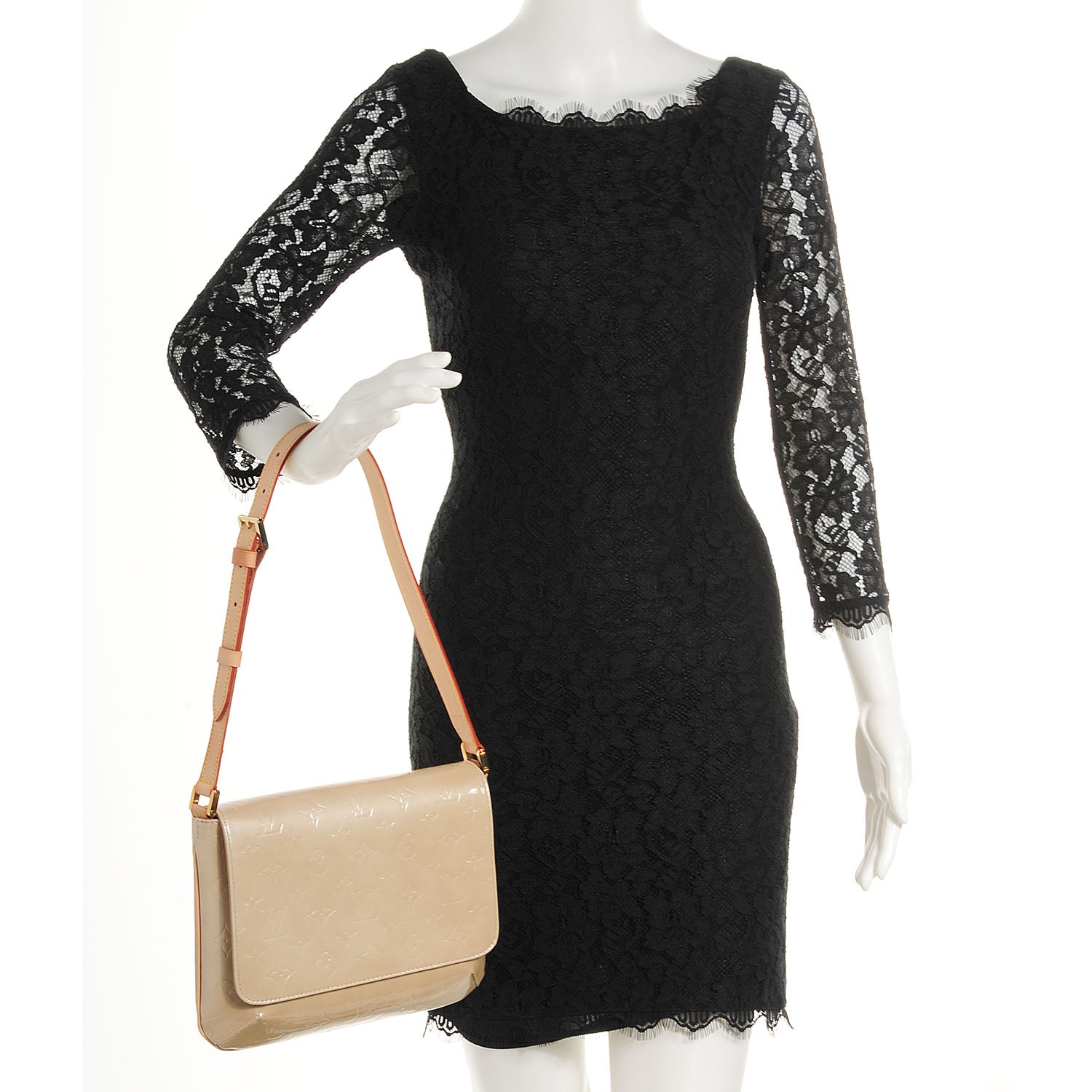 Louis Vuitton Vernis Thompson Street Beige 2 of 8