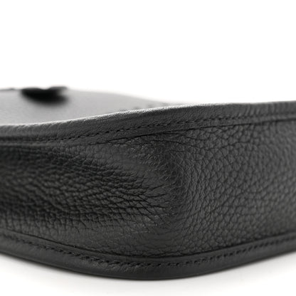 Hermes Taurillon Clemence Evelyne TPM Black 9 of 11